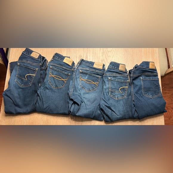 A&F (2) and AEO (3) Jegging 00R Bundle - Picture 3 of 4